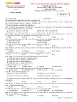 Đề hóa hay và khó 2017 (11) 