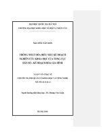 Thống nhất hóa biểu mẫu kế hoạch nghiên cứu khoa học của tổng cục dân số   kế hoạch hóa gia đình 