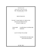 Tổ chức và hoạt động của Trung tâm Đăng ký giao dịch tài sản ở nước ta hiện nay