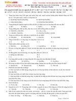 Đề hóa hay và khó 2017 (21) 