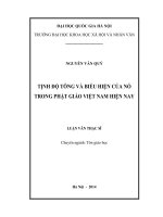 Tịnh độ tông và biểu hiện của nó trong phật giáo việt nam hiện nay 