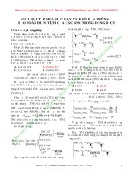 SU DUNG BAO TOAN DIEN TICH DE GIAI NHANH BAI TAP HOA VO CO HAY VA KHO 