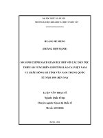So sánh chính sách giáo dục đối với các dân tộc thiểu số vùng biên giới tỉnh lào cai việt nam và châu hồng hà tĩnh vân nam trung quốc từ năm 1991 đến nay 