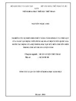 Nghiên cứu sự biến đổi hình thái, chức năng tâm, sinh lý và thể lực của nam vận động viên Pencak Silat đội tuyển Quốc gia dưới tác động của hệ thống bài tập sức bền chuyên môn trong chu kỳ huấn luyện năm (TT)