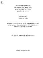 Đánh giá kiến thức, kỹ năng thực hành của mẹ bệnh nhi hen phế quản trước và sau tham gia chương trình quản lý hen