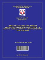 triển khai dạy học môn thiết kế trang phục ii theo hướng hoạt động tại trường cao đẳng kinh tế   kỹ thuật vinatex tp hồ chí minh 