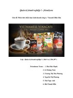 Phân tích chiến lược kinh doanh công ty vinacafé biên hòa 
