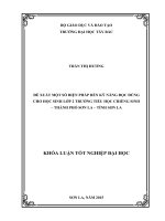 Đề xuất một số biện pháp rèn kỹ năng đọc đúng cho học sinh lớp 2 trường tiểu học chiềng sinh – thành phố sơn la – tỉnh sơn la 