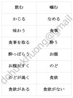 Flashcard từ vựng tiếng Nhật Speed Master Goi N3  Bài 3