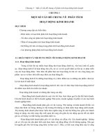 Chương 1. Giáo trình Phân tích hoạt động kinh doanh Gs Bùi Xuân Phong