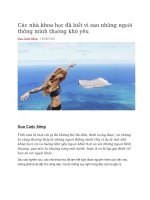 Các nhà khoa học đã biết vì sao những người thông minh thường khó yêu