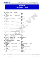 Tài liệu từ loại trong tiếng anh (2) 