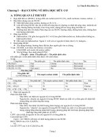 Lý thuyết hóa học hữu cơ luyện thi đại học dành cho giáo viên và học sinh...