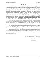 Phân tích vốn kinh doanh và hiệu quả sử dụng vốn kinh doanh của Công ty TNHH MTV Dịch vụ đối ngoại