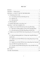 Luận văn nghiên cứu và phát triển mô hình POM để tính toán hoàn lưu biển dưới tác dụng tổng hợp của các yếu tố thủy triều và gió 