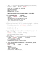 Đáp án chi tiết 70 đề tuyển tập ôn giải part 5 thi Toeic