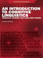 Learning about language  friedrich ungerer  hans jörg schmid an introduction to cognitive linguistics longman (2006)