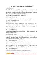 Giải bài tập trang 107 SGK Sinh lớp 6: Các loại quả