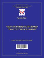 đánh giá sự thay đổi cấu trúc kim loại (thép c45) khi mỏi bằng phân tích đỉnh nhiễu xạ tia x trên máy xpert pro 