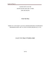 Luận văn nghiên cứu tuyển chọn và sản xuất chế phẩm đơn dòng nấm đối kháng trichoderma phòng trừ tác nhân gây bệnh thối đen quả ca cao