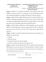 Đề thi học sinh giỏi môn Lịch sử lớp 9 năm học 2014 - 2015 huyện Thiệu Hóa, Thanh Hóa