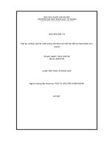 Luận văn chế tạo và khảo sát tính chất quang của nano tinh thể bán dẫn ba thành phần zn1 xcdxs 