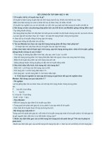 ĐỀ CƯƠNG ôn tập SINH học 9