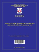 nghiên cứu tính toán phương án trải mẫu cho nguyên công uốn kim loại tấm 