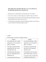 HRM assignment 1 Managing Change của John Kotter  trong HRM