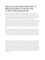 RỐI LOẠN ám ẢNH CƯỠNG CHẾ và rối LOẠN NHÂN CÁCH ám ẢNH CƯỠNG CHẾ 