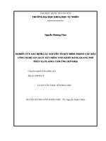 Luận văn nghiên cứu xác định các nguyên tố đất hiếm trong các mẫu công nghệ sản xuất đất hiếm tinh khiết bằng quang phổ phát xạ plasma cảm ứng (ICP OES) 