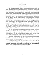 Thiết kế phân xưởng chế biến nước mắm kết hợp 2 phương pháp gài nén truyền thống và cải tiến quy mô