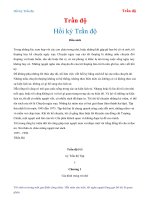 Hồi ký Trần độ - Trần độ