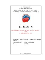 Tiểu luận Phương pháp nghiên cứu khoa học Nguyên nhân và thực trạng của vấn đề bùng nổ dân số trên toàn thế giới