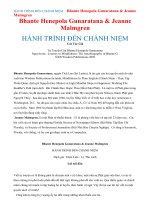 HÀNH TRÌNH ĐẾN CHÁNH NIỆM - Bhante Henepola Gunaratana & Jeanne Malmgren