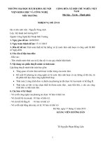 Đồ án Thiết kế hệ thống xử lý nước thải sinh hoạt