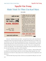 Hành Trình Trí Thức Của Karl Marx - Nguyễn Văn Trung