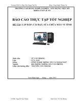 lắp ráp, cài đặt, sửa chữa máy vi tính