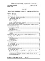 Tiểu luận tốt nghiệp Khảo sát diễn biến xâm nhập mặn trên sông Sài Gòn trong mùa khô