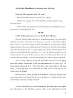 Marketing assignment 1 mức độ dám chấp nhận rủi ro của doanh nhân việt nam 