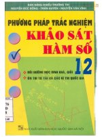 Phương pháp trắc nghiệm khảo sát hàm số 12
