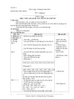 Giáo án lớp 3 học kì I 2016