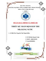 Đồ án Thiết kế tháp đệm hấp thu NH3 bằng nước