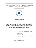 phân tích nghiệp vụ cho vay bất động sản đối với khách hàng cá nhân tại ngân hàng công thương chi nhánh 9 tphcm 