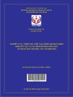 nghiên cứu, thiết kế, chế tạo thiết bị phát hiện khuyết tật và ăn mòn đường ống dẫn sử dụng đầu dò siêu âm tổ hợp pha 