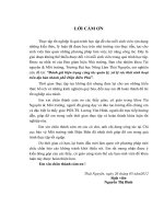 khoa học môi trường Đánh giá hiện trạng công tác quản lý, xử lý rác thải sinh hoạt trên địa bàn thành phố Điện Biên Phủ