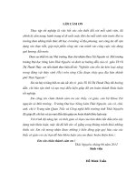 Báo cáo tốt nghiệp ngành khoa học môi trường Nghiên cứu tồn dư kim loại nặng trong động vật thủy sinh (Ốc) trên sông Cầu đoạn chảy qua địa bàn thành phố Thái Nguyên