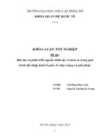 Đào tạo và phát triển nguồn nhân lực ở nước ta trong quá trình hội nhập kinh tế quốc tế, thực trạng và giải pháp