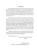 Đánh giá thực trạng quản lý chất thải rắn sinh hoạt và đề xuất phương hướng quản lý chất thải rắn sinh hoạt tại địa bàn xã Quyết Thắng–Thành phố Thái Nguyên