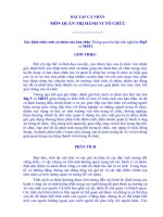 Xác định tính cách cá nhân của bản thân thông qua bài tập trắc nghiệm big5 và MBTI 